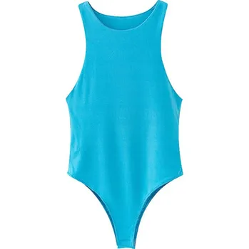 Body Best Fashion Dámský přiléhavý letní body – bodycon Velikost: L, Barva (Varianta): Modrá