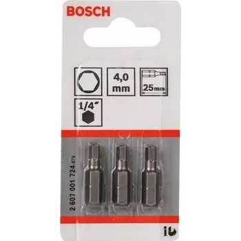 Bit Kalený bit HEX 4 mm Extra-tvrdý BOSCH