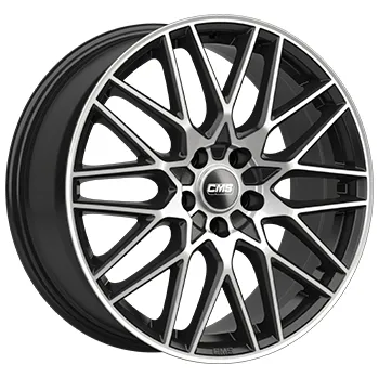 Alu kolo Alu kola CMS C25, 18x7.5 5x114.3 ET47, černá + leštění