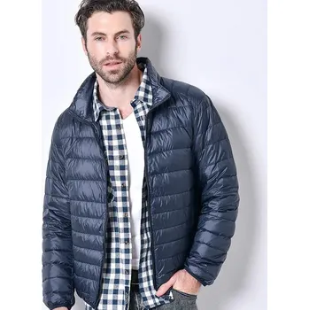 Pánská prošívaná bunda Barva: Tmavě Modrá, Velikost: L