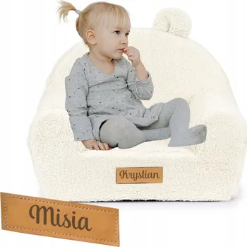 dětské křeslo Flumi Dětské křeslo s oušky béžové