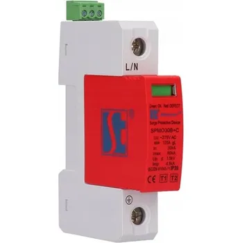 svodič přepětí SPAMEL VARISTOROVÝ SVODIČ PŘEPĚTÍ JEDNOPÓLOVÝ AC B+C SPMO30B+C/1P