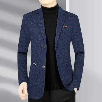 Pánské sako Best Fashion Pánské elegantní sako pro společenské akce Velikost: M, Barva (Varianta): Tmavě modrá