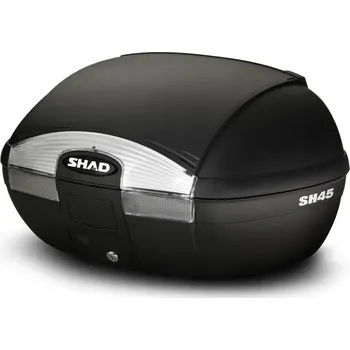 Zavazadlo na motocykl Motocyklový kufr Shad černý 45 l voděodolný s odrazkami