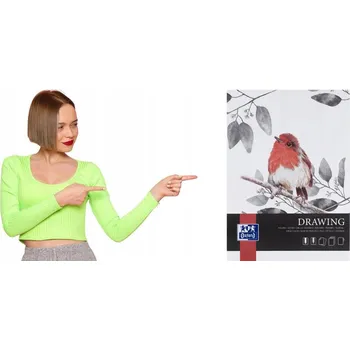 Výtvarný papír OXFORD Blok na skici umělecký 40 listů bílý A3 texturovaný papír