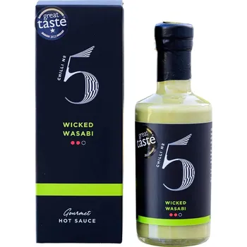 Gurmánská chilli omáčka WICKED WASABI 200 ml, Chilli No5
