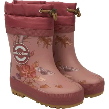 Dívčí holínky Mikk-Line Mikk - Line holínky s vlněnou podšívkou 38036 Burlwood Velikost: 37