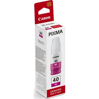 Tiskárna Canon Cartridge GI-40 M purpurová pro PIXMA GM2040, G6040, G5040 (7 700 str.)