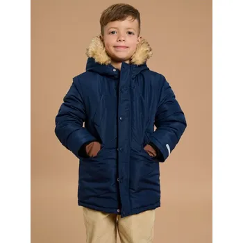 Chlapecká bunda Sinsay - Bunda s&nbsp;kapucí - námořnická modrá - 438FC-59X - 438FC-59X-122