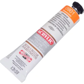 Výtvarná barva Akrylová barva Koh-i-Noor 40 ml - fluo oranžová 0901