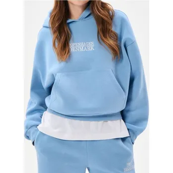 Dámské oblečení Sinsay - Mikina s kapucí a výšivkou - modrá - 012GZ-54X - 012GZ-54X-XL