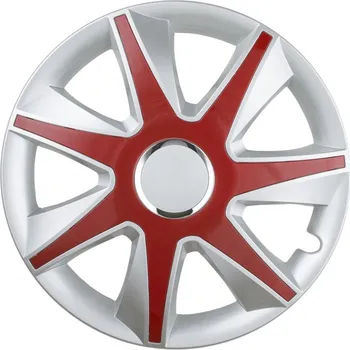Poklice na kolo Leoplast 15" RUN Silver/Red