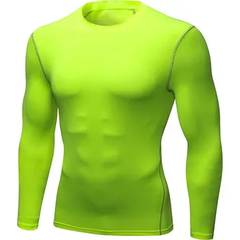 Pánské tričko Best Fashion Pánské tenké termo triko s dlouhým rukávem na sport a zimní dny Velikost: 3XL, Barva (Varianta): Zelená