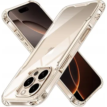 Pouzdro na mobilní telefon PRŮHLEDNÉ POUZDRO PROTI NÁRAZŮM KRYT APPLE IPHONE 16 PRO 1,5 MM