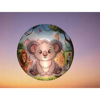 Dětské svítidlo Lampička MEDVÍDEK KOALA 3D s dálkovým ovládáním (volitelně)