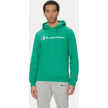Pánská mikina Pánská mikina CHAMPION 220726-GS130 klokanka s kapucí bavlněná zelená M