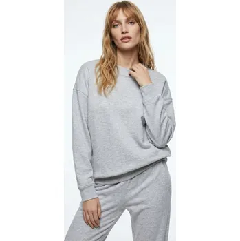 Dámská mikina Sinsay - Základní crewneck mikina - šedá - 2290B-09M - 2290B-09M-XL