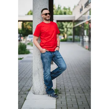 Pánské tričko Kulišárny Tričko pánské basic RED VELIKOST: M