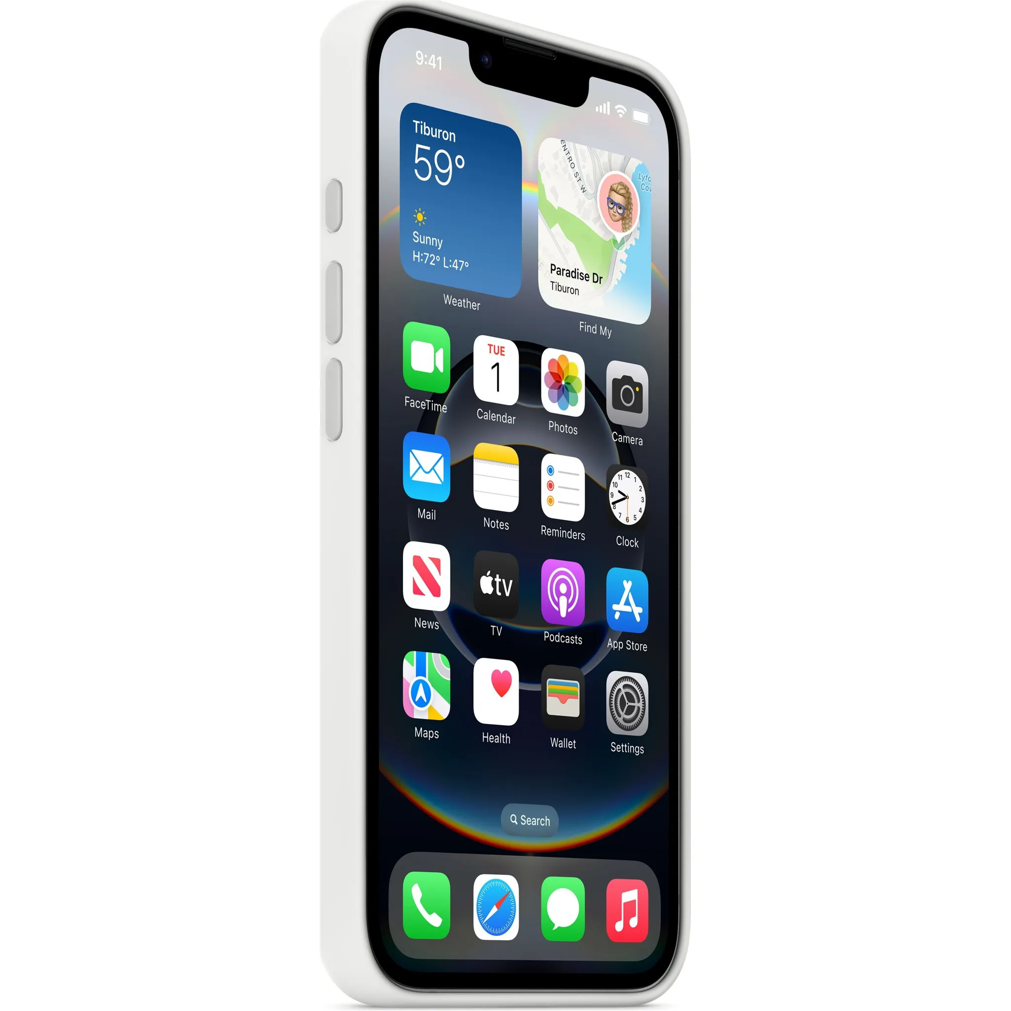 Fotografie 2 - Pouzdro na mobilní telefon Apple Silicone Case pro Apple iPhone 16e White
