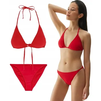 Dámské plavky VRŠEK OD BIKIN 4F Dámské Plavky PODPRSENKA TOP Červená vel. S
