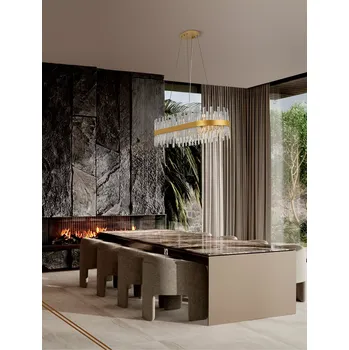 Zlatá designová svítilna Crown 120