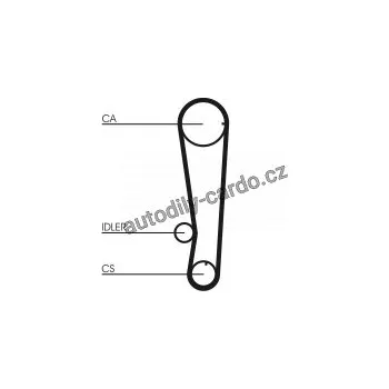 Rozvod motoru Sada rozvodového řemene CONTINENTAL CTAM CT715K1