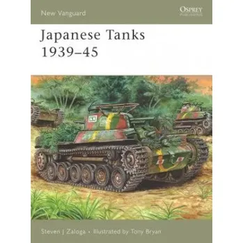 Učebnice Japanese Tanks 1939-45 (Steven J. Zaloga)(Brožovaná)