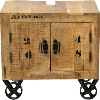 Koupelnový nábytek Masivní skříňka pod umyvadlo Rhein mangové dřevo