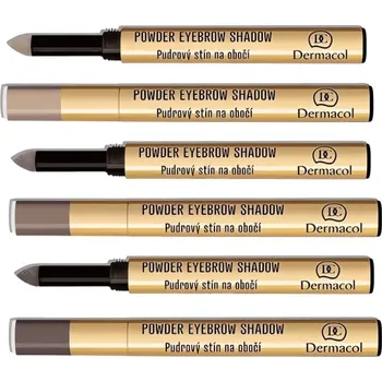 Přípravek na oči Pudrové stíny na obočí (Powder Eyebrow Shadow) Dermacol / Odstín: 3 - 1 g + záruka na vrácení do 100 dnů
