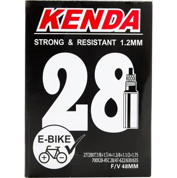 Duše na kolo Cyklistická duše KENDA 28 e-bike butylová PRESTA 1.2 MM