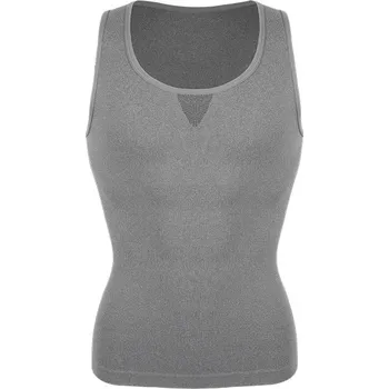 Best Fashion Pánské tvarovací kompresní tílko na zeštíhlení Velikost: XL, Barva (Varianta): Nebeská