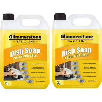 Mycí prostředek Náhradní náplň na mytí nádobí Glimmerstone s vůní citronu 5 l