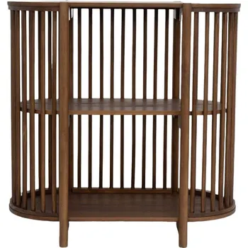 Knihovna Regál Homla SENSUS 80 cm x 80 cm x 45 cm, odstíny hnědé