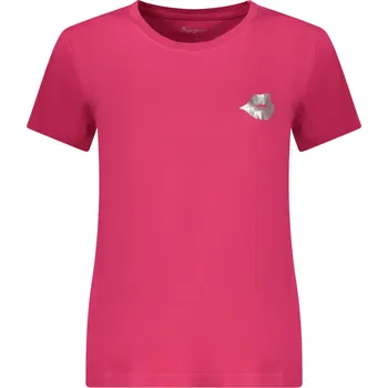 Růžové triko s krátkým rukávem Pepe Jeans Other 3514777