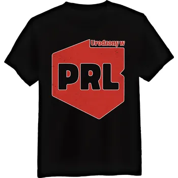 Pánské tričko Tričko Pánské Narozen v PRL Černé 3XL Tričko PRL 70. 80. 90. léta Dárek