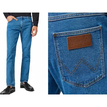 Pánské džíny Wrangler GREENSBORO pánské džíny rovného střihu velikost 32/30