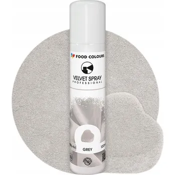 Potravinářské barvivo Barvivo ve spreji Food Colours 100 g 100 ml 1 ks šedá