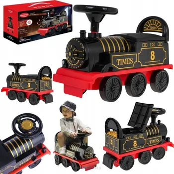 Odrážedlo Lokomotiva Odrážedlo Interaktivní Retro Praktický Úložný Prostor Stabilní Pohodlná