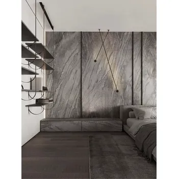 LED černé designové stropní svítidlo Sima