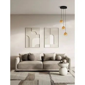 Moderní lustr Orenda 3 Zlatá