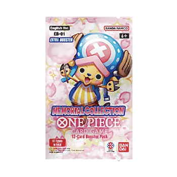 Sběratelská karetní hra One Piece TCG: Memorial Collection Booster (EB01) - Japanese Rip and Ship: Produkt bude rozbalen na LIVE streamu.