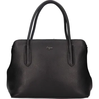 Kabelka Lagen kožená dámská kabelka černá LG-179Y blk