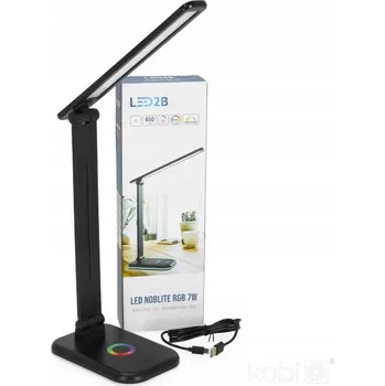 Lampička LED stolní lampička 7W 460lm RGB CCT – nastavitelná barva světla 3000-6000K NOB