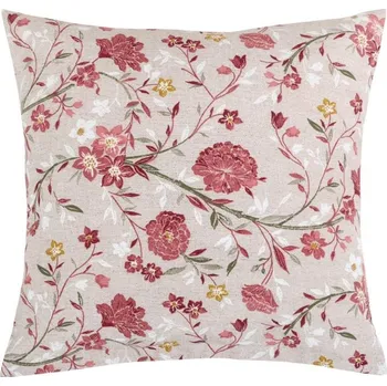 Polštářek EMA - 45x45 cm Karafiát růžová