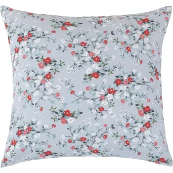 Polštář Polštářek DITA - 45x45 cm kvítí na šedé
