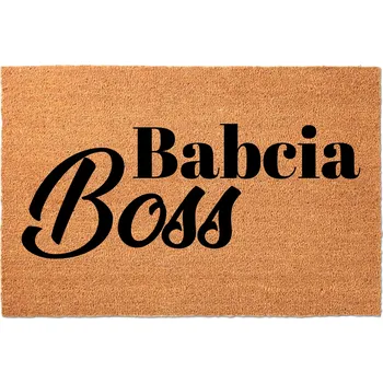 Rohožka KOKOSOVÁ VSTUPNÍ ROHOŽKA DÁREK KE DNI BABIČKY A DĚDEČKA BABIČKA BOSS