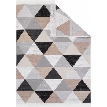 Koberec Koberec AZTECA 80x150 Oboustranný Bavlněný Moderní Třásně Boho v6