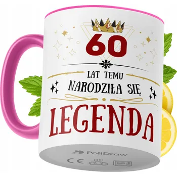 Hrnek Polidraw Hrnek Polidraw Narozeniny60 keramika 330 ml