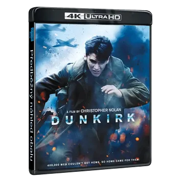 Blu-ray film Dunkerk (4k Ultra HD Blu-ray + Blu-ray, Steelbook) 4k | Steelbook | CZ dabing a titulky pouze na UHD