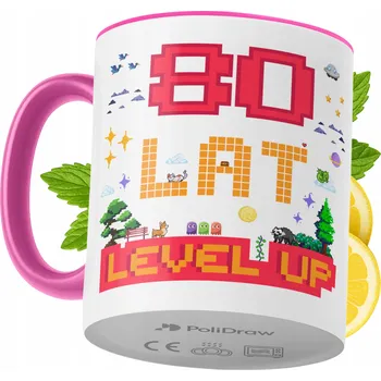 Hrnek Polidraw Hrnek Polidraw Narozeniny80 keramika 330 ml
